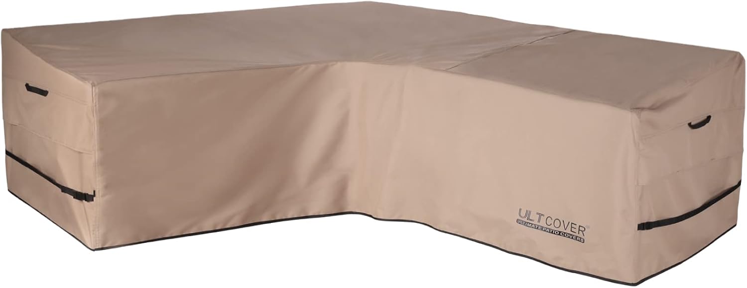 Outdoor Furniture Sofa - Waterproof Patio V-Shaped Sofa Cover for