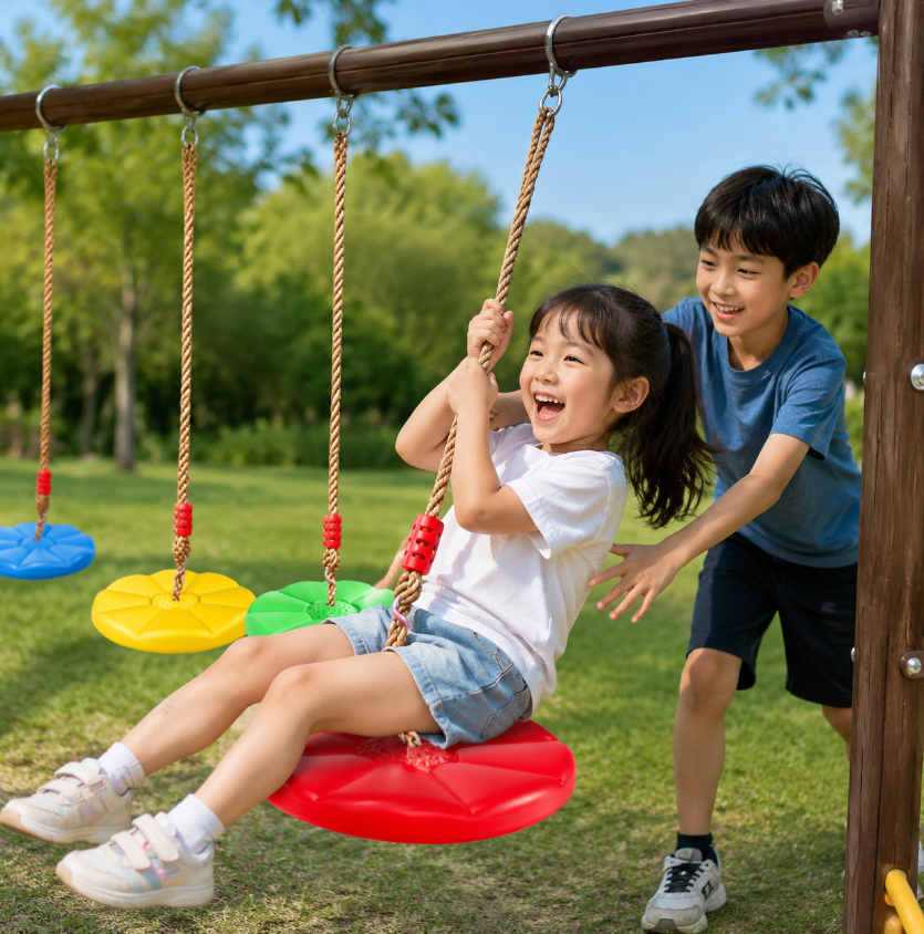 Outdoor Furniture Kids - Children's Outdoor Plate Swing, Tree Swing