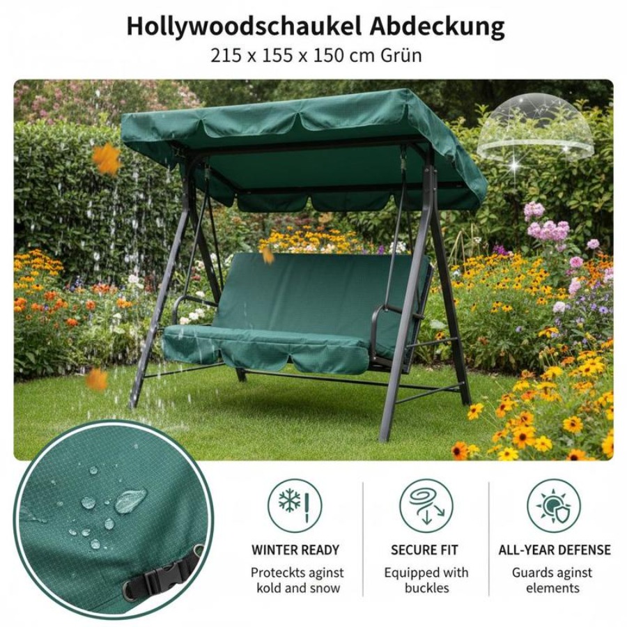 Patio 3 Seater Swing Chair Ben - đánh giá và giá Outdoor Furniture Sofa
