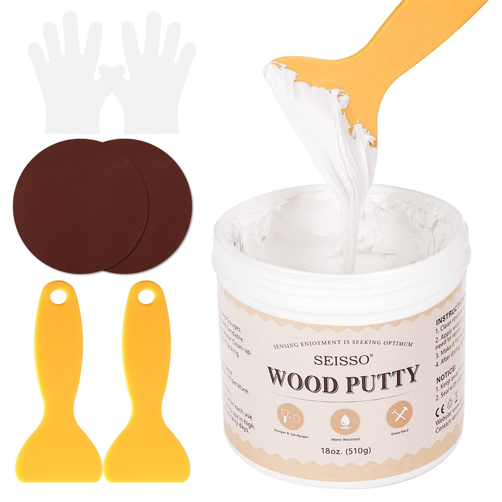 SEISSO White Wood Putty Waterp - đánh giá và giá Outdoor Furniture Restoration
