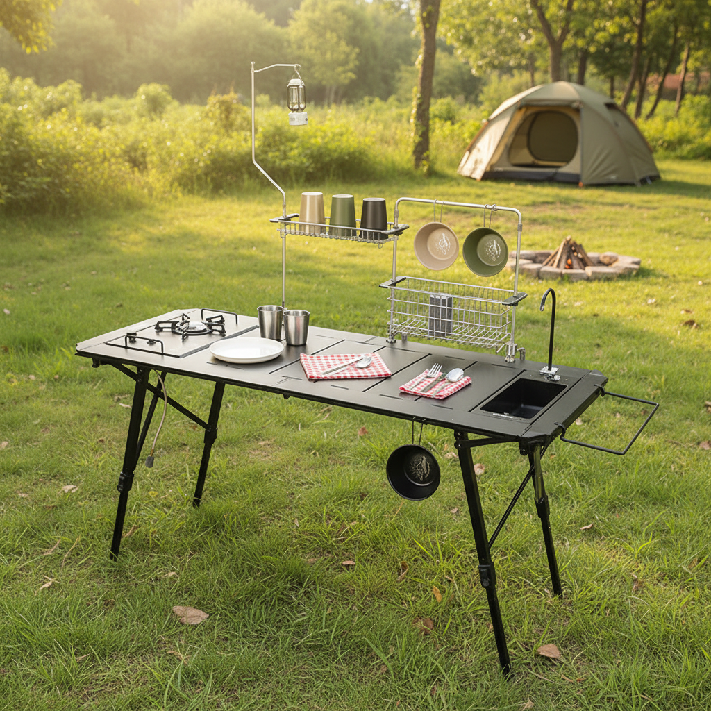 Portable Aluminum Alloy Igt Ta - đánh giá và giá Folding Picnic Table