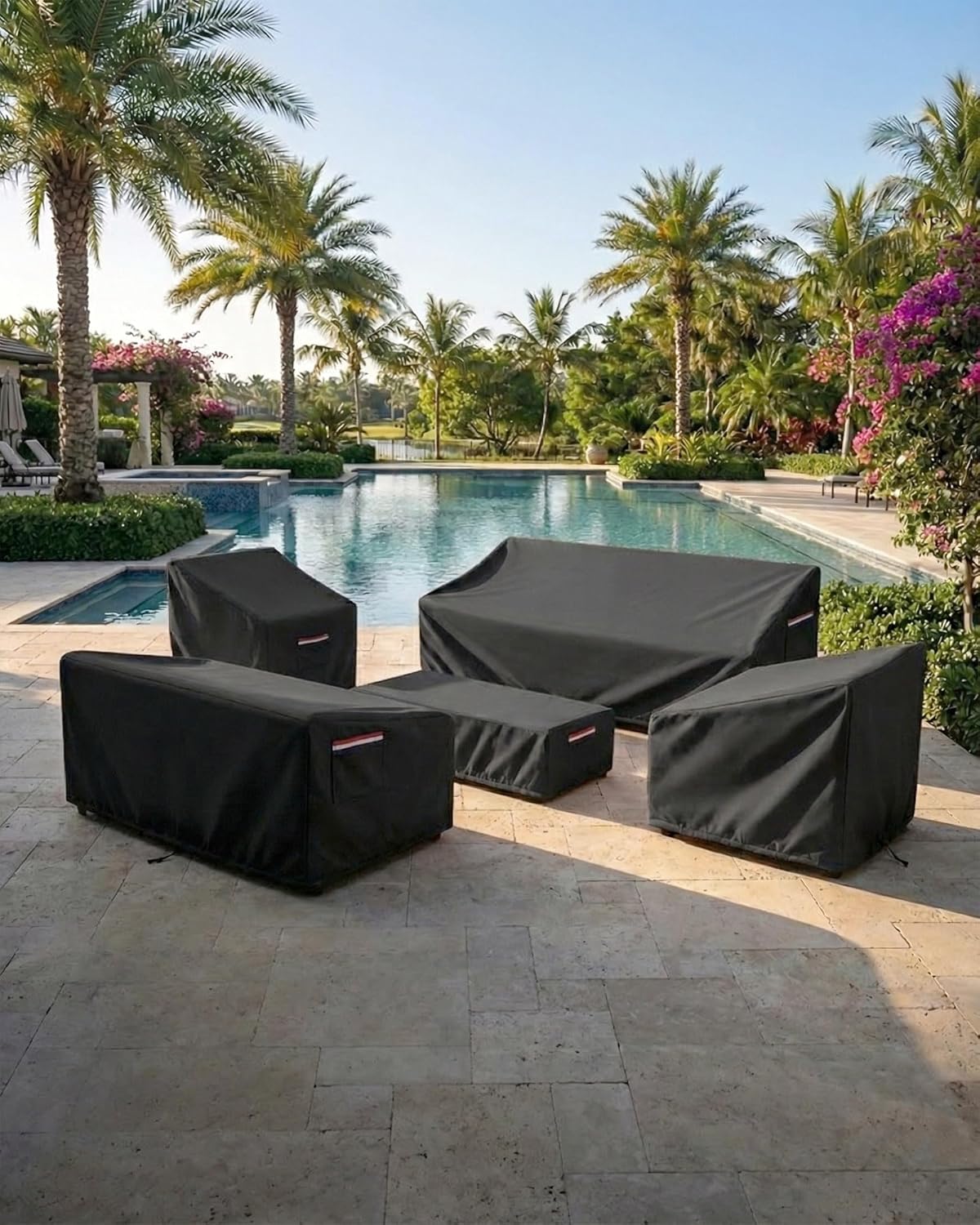 4-Piece Patio Furniture Cover  - đánh giá và giá Outdoor Furniture Sofa