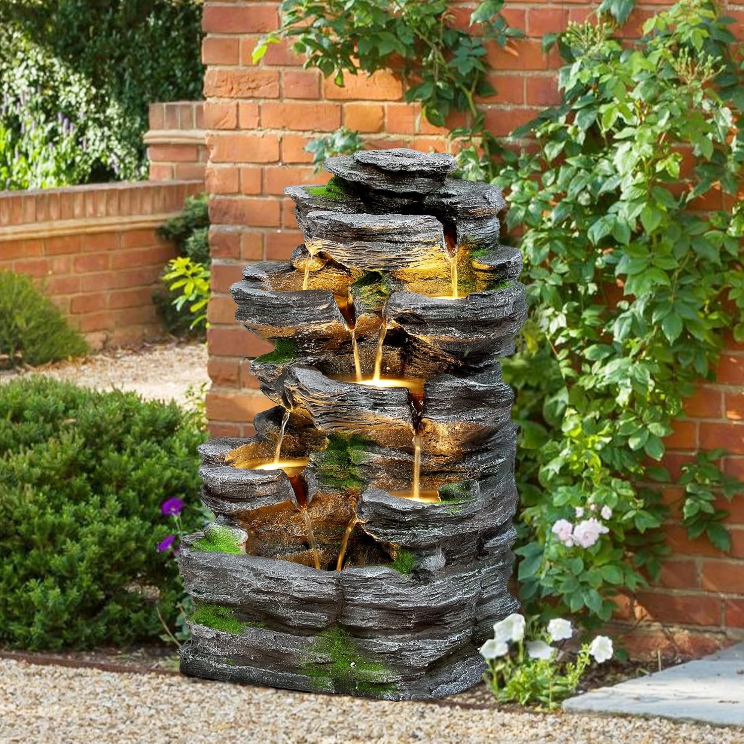 Best Seller 7-Tier Cascading R - đánh giá và giá Outdoor Furniture With Fire Pit