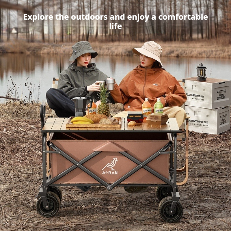 Portable Folding Camping Troll - đánh giá và giá Folding Picnic Table