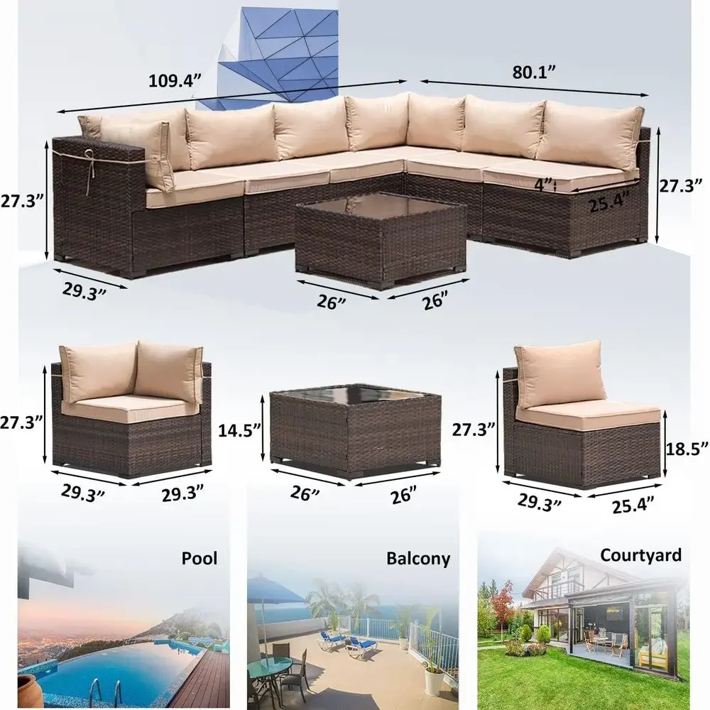 8-Piece Outdoor Patio Furnitur - đánh giá và giá Outdoor Furniture With Fire Pit