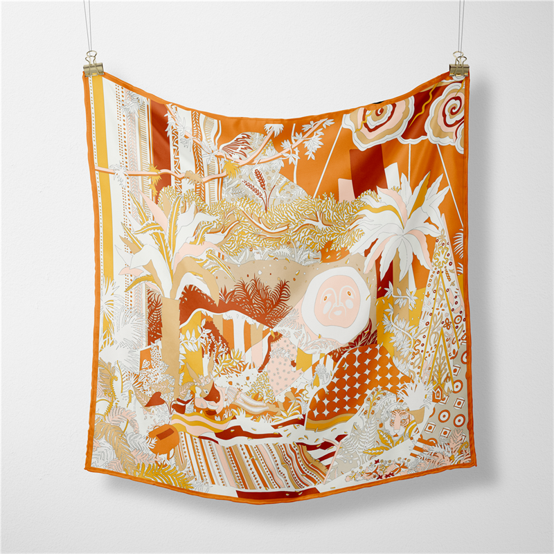 53CM Brand Square Scarf Women  - đánh giá và giá Outdoor Furniture Decor