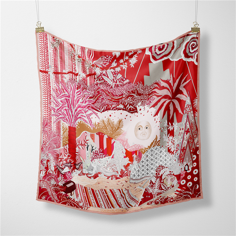 53CM Brand Square Scarf Women  - đánh giá và giá Outdoor Furniture Decor
