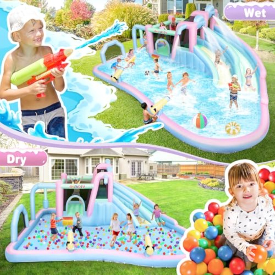 Inflatable Bounce House Double - đánh giá và giá Outdoor Furniture Kids
