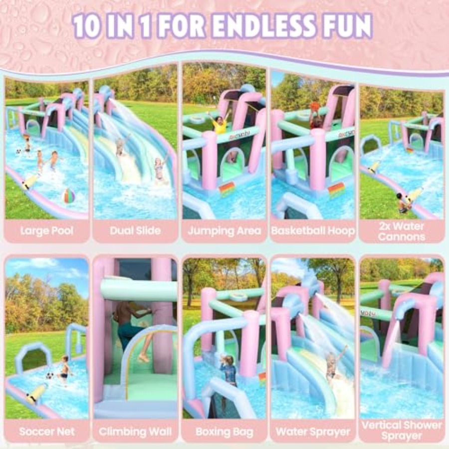 Inflatable Bounce House Double - đánh giá và giá Outdoor Furniture Kids