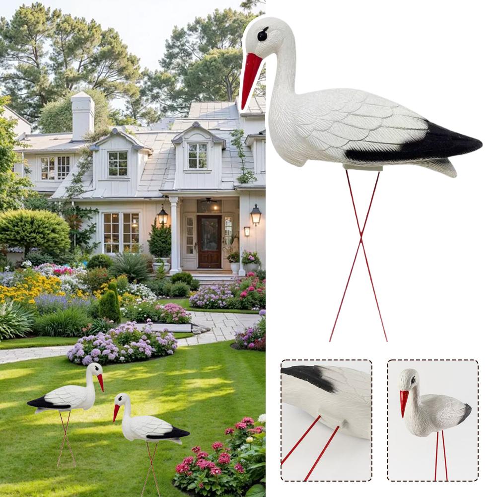 White Stork Yard Decoration St - đánh giá và giá Outdoor Furniture Decor