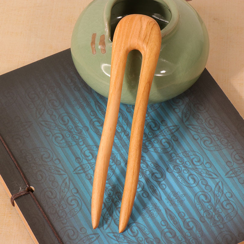 Peach Wood U-shaped Hairpin An - đánh giá và giá Outdoor Furniture Decor