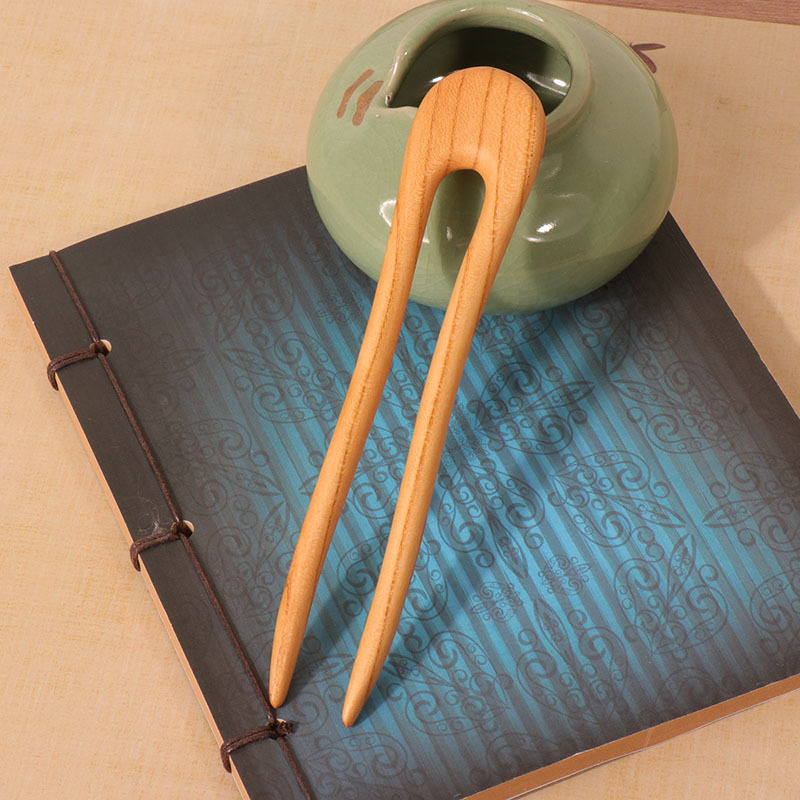Peach Wood U-shaped Hairpin An - đánh giá và giá Outdoor Furniture Decor
