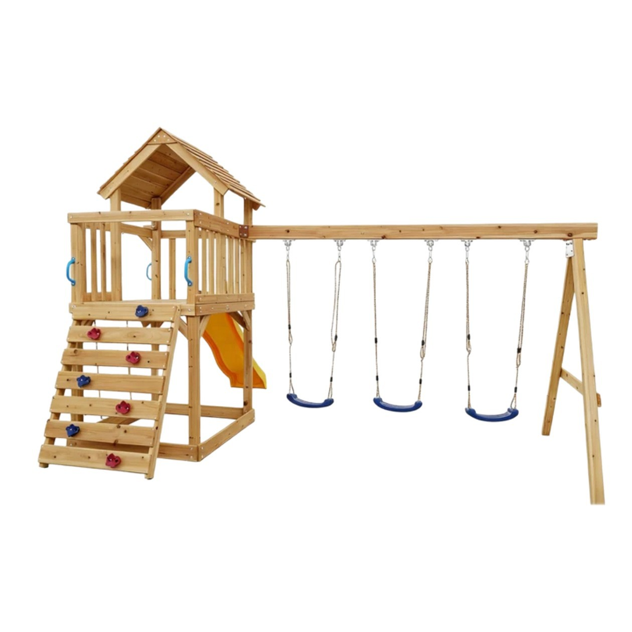 Children Swing Kids Wooden Gar - đánh giá và giá Outdoor Furniture Kids