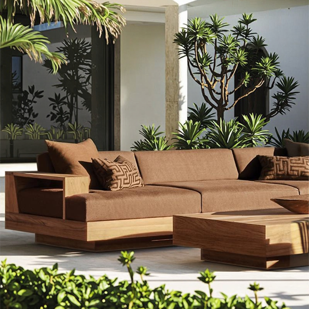 -Modern Luxury Leisure Teak Fu - đánh giá và giá Outdoor Furniture Factory