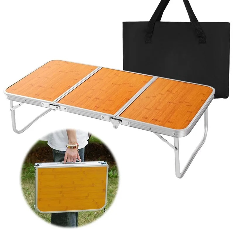 Folding Camping Table 3 Fold w - đánh giá và giá Folding Picnic Table
