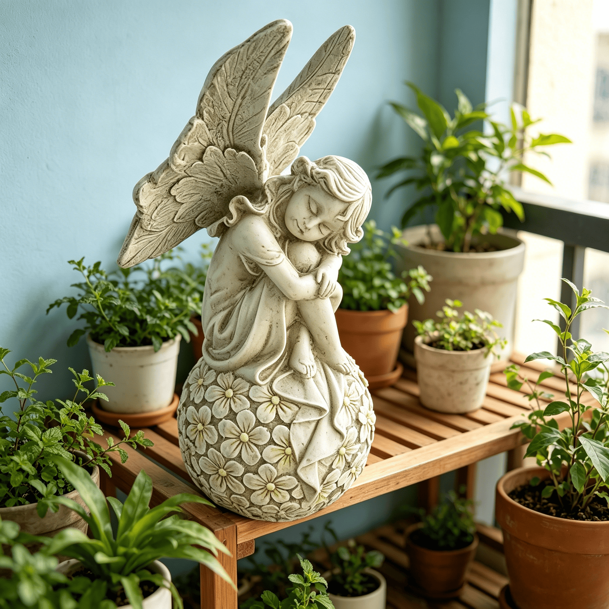 13.2-inch Garden Fairy Statue, - đánh giá và giá Outdoor Furniture Decor