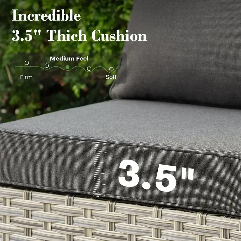 6-Piece Outdoor Wicker Patio F - đánh giá và giá Outdoor Furniture With Fire Pit