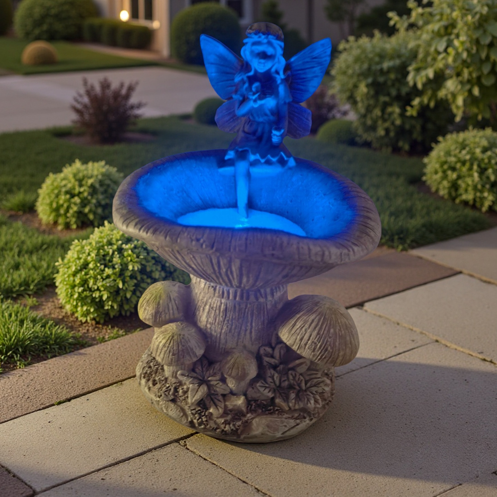 Creative Flower Fairy Solar Ni - đánh giá và giá Outdoor Furniture Decor
