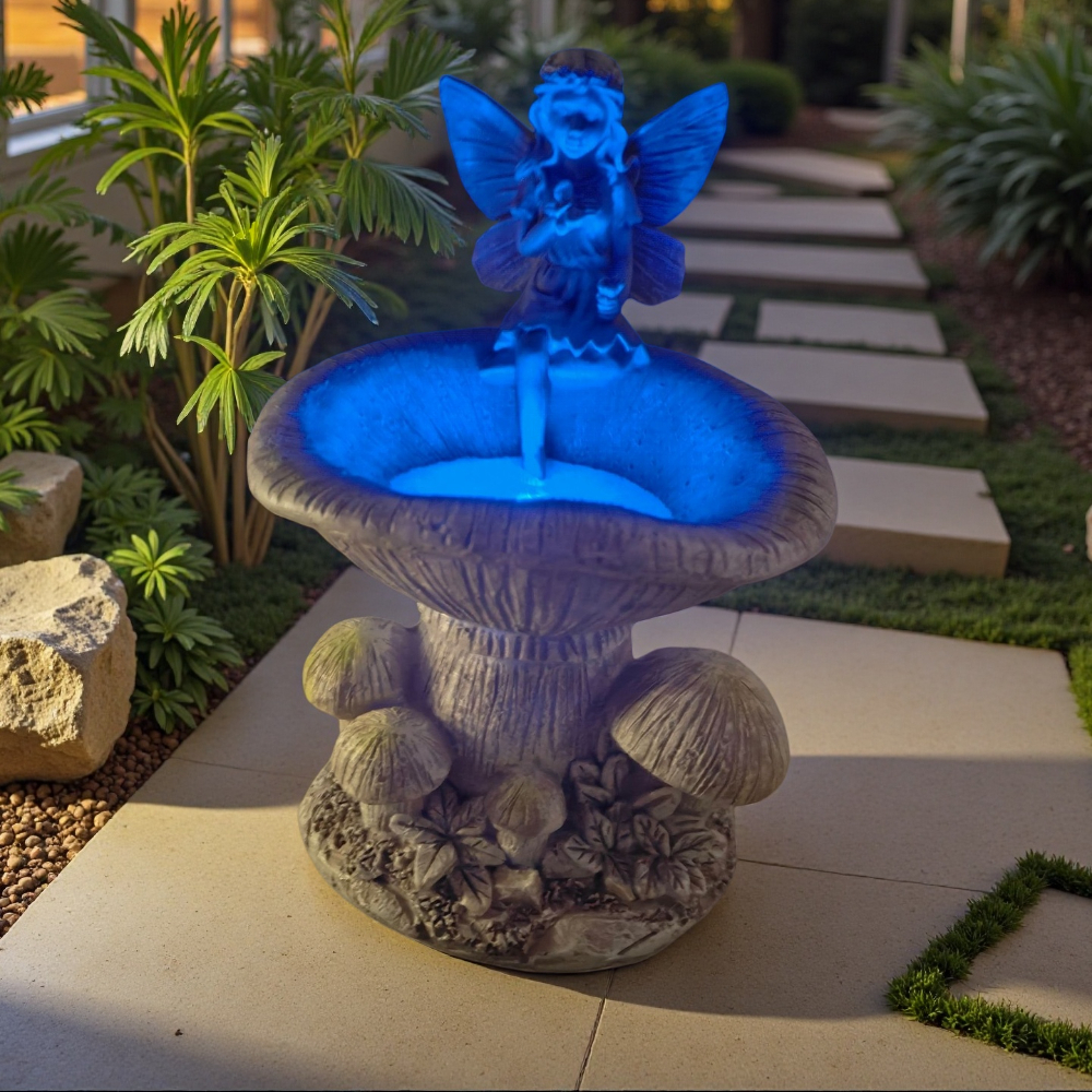 Creative Flower Fairy Solar Ni - đánh giá và giá Outdoor Furniture Decor