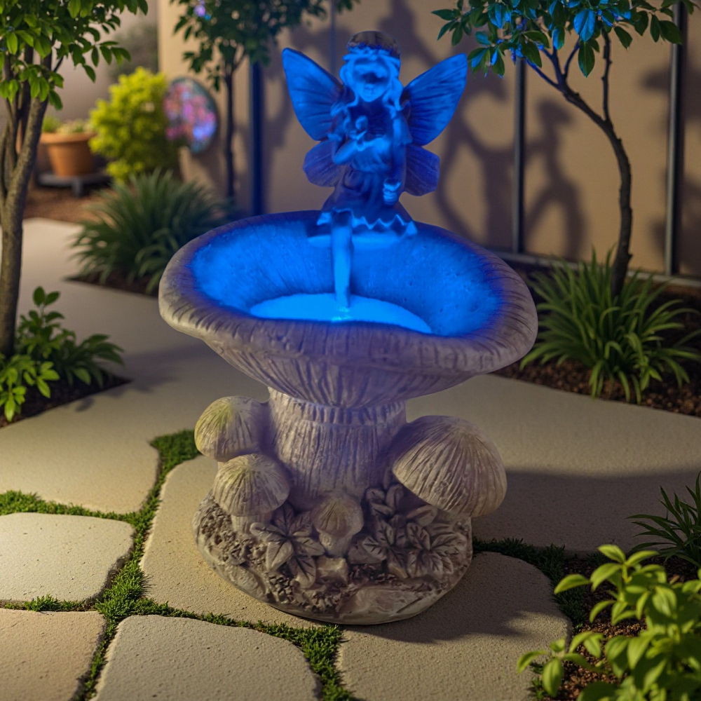 Creative Flower Fairy Solar Ni - đánh giá và giá Outdoor Furniture Decor