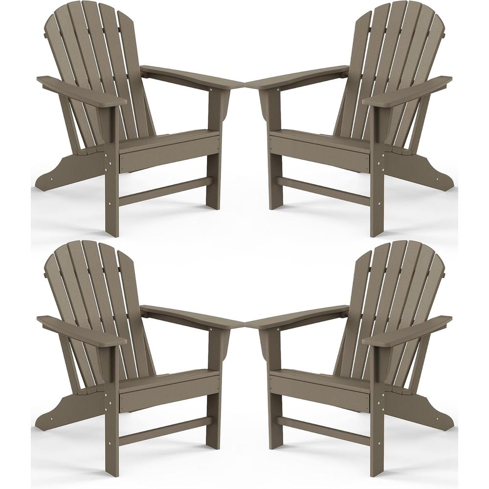 4-Piece Poly Lumber Patio Chai - đánh giá và giá Outdoor Furniture With Fire Pit