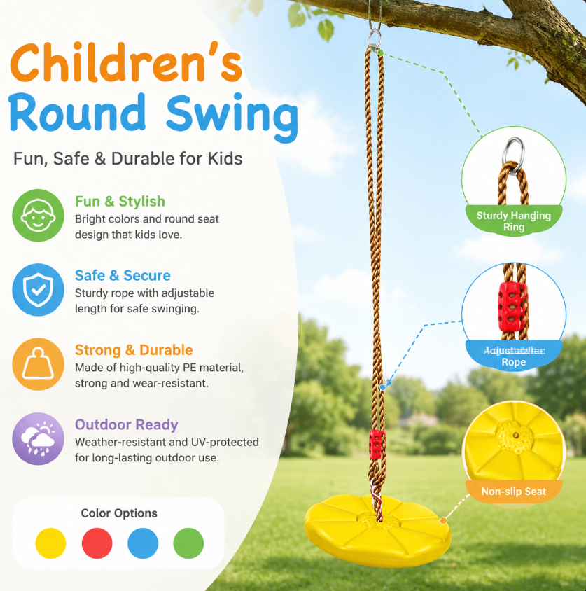 Children's Outdoor Plate Swing - đánh giá và giá Outdoor Furniture Kids
