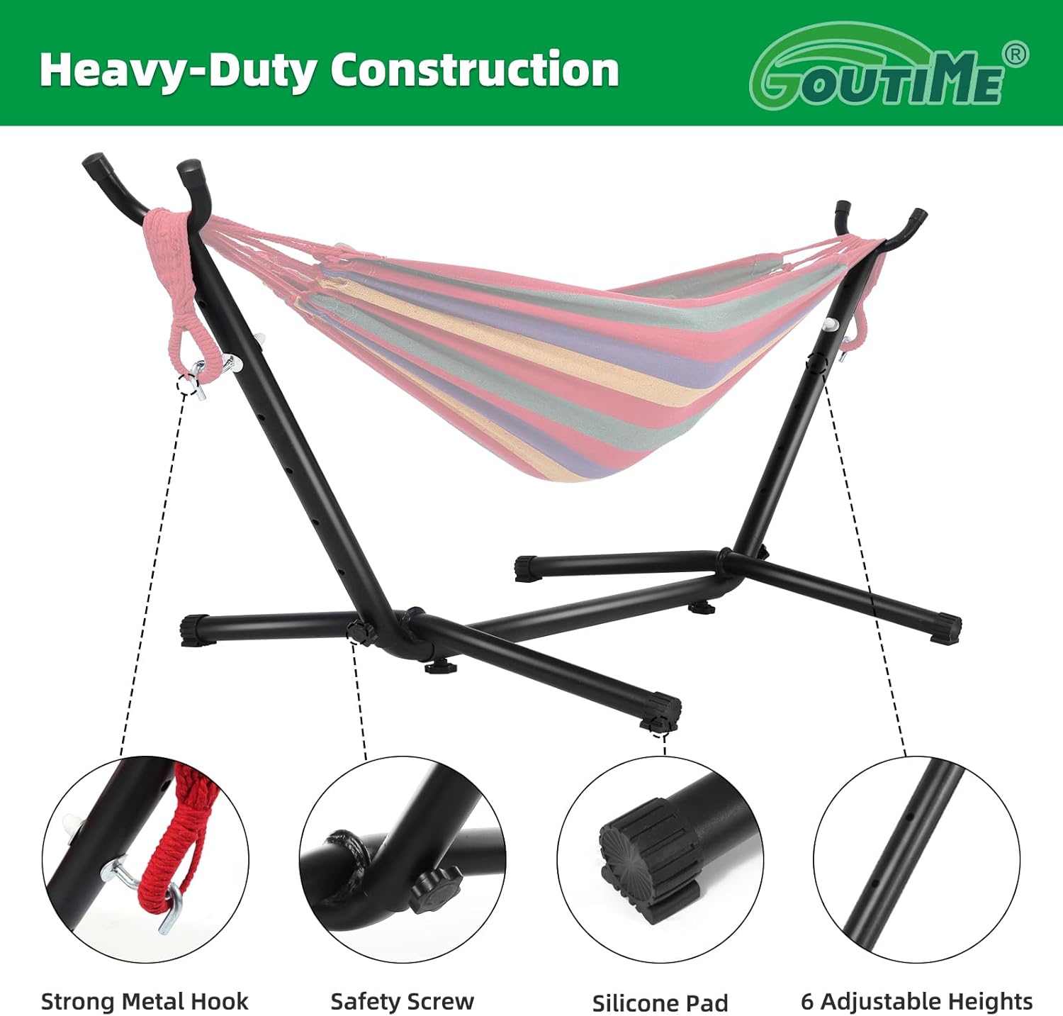 Kids Hammock with Stand, 220 l - đánh giá và giá Outdoor Furniture Kids