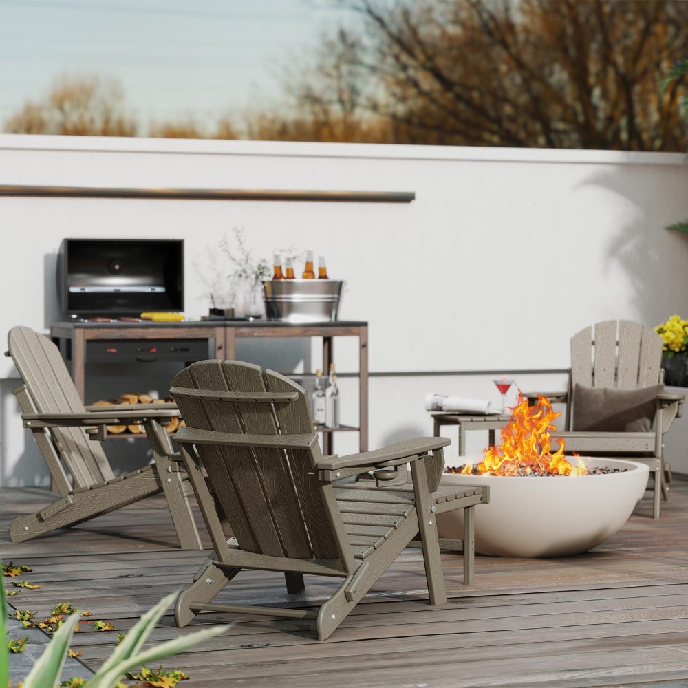 Adjustable Adirondack Chair wi - đánh giá và giá Outdoor Furniture With Fire Pit