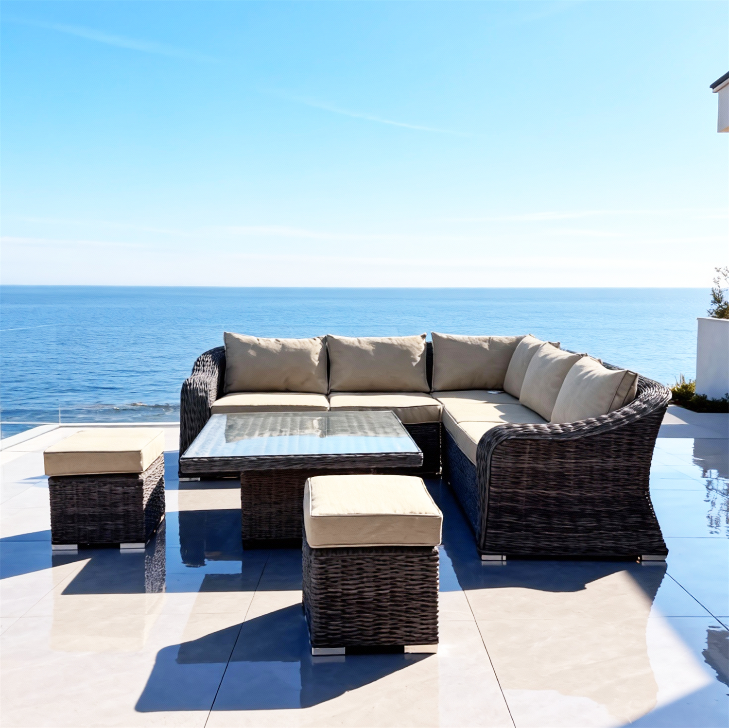 Multifunctional Rattan Sofa Se - đánh giá và giá Outdoor Furniture Factory